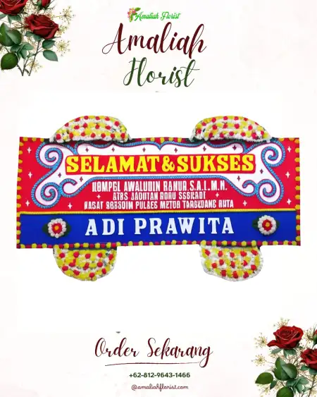 Papan Bunga Ucapan Selamat Suger Lor